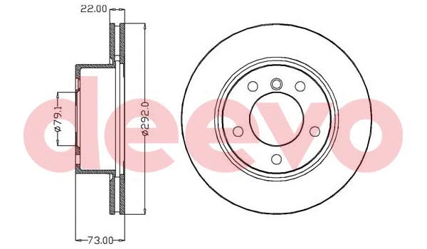 Disque de frein DEEVO BD16840