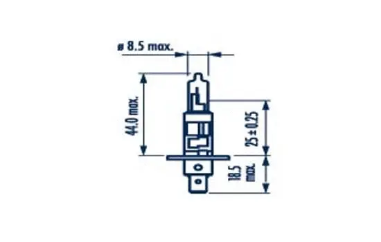 Ampoule, projecteur longue portée NARVA 483204000