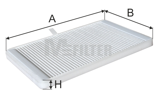 Filtre, air de l'habitacle MFILTER K 985