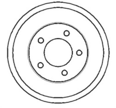 Tambour de frein ABTEX BDM996