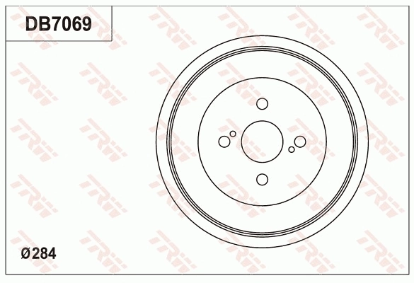 Tambour de frein TRW DB7069