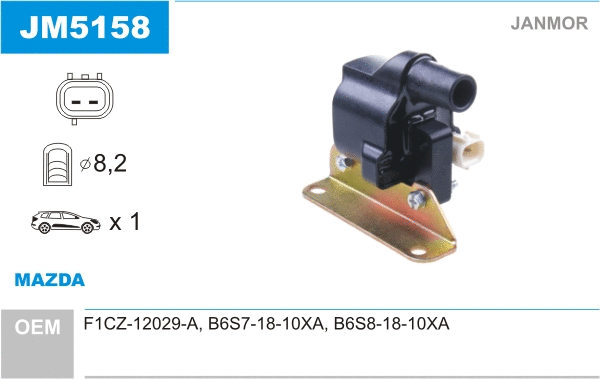 Bobine d'allumage JANMOR JM5158