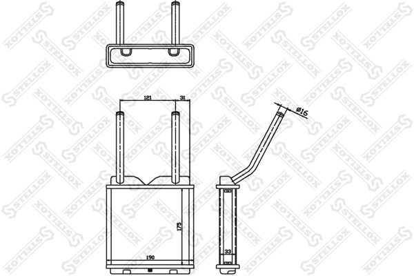 Système de chauffage STELLOX 10-35010-SX