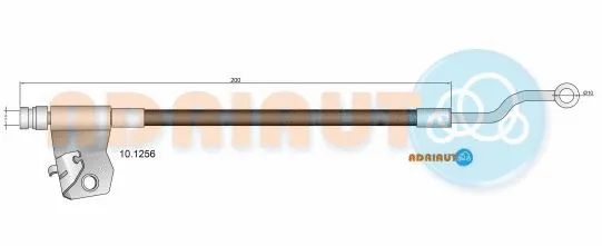 Flexible de frein ADRIAUTO 10.1256