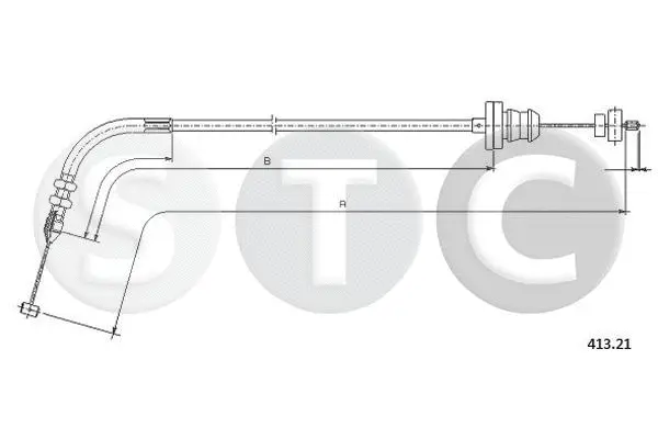 Câble d'accélération STC T481542