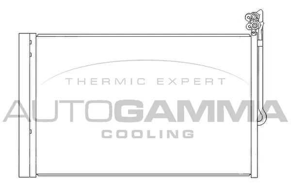 Condenseur, climatisation AUTOGAMMA 105975
