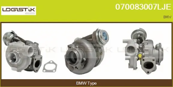 Turbocompresseur, suralimentation LGK 070083007LJE
