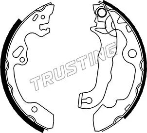 Jeu de mâchoires de frein TRUSTING 040.146