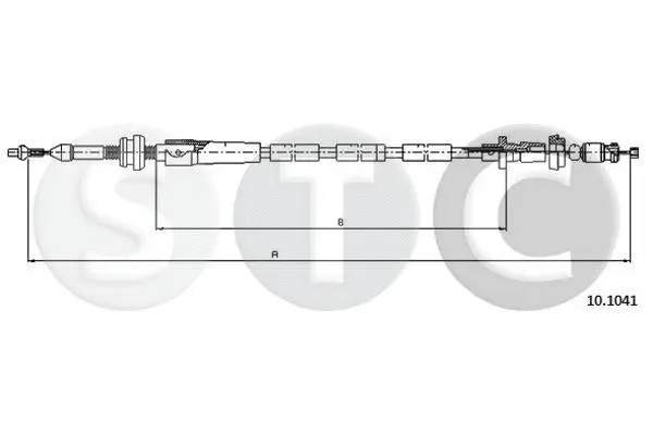 Câble d'accélération STC T480613