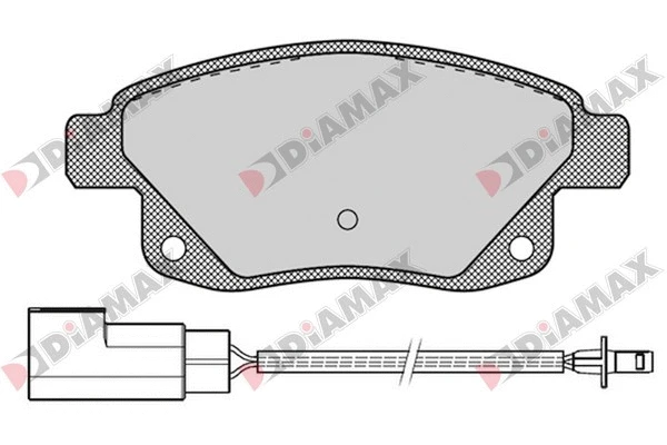 Kit de plaquettes de frein, frein à disque DIAMAX N09198