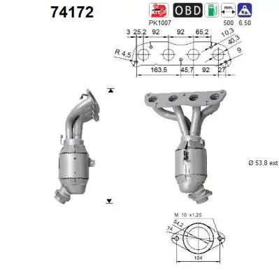 Catalyseur AS 74172