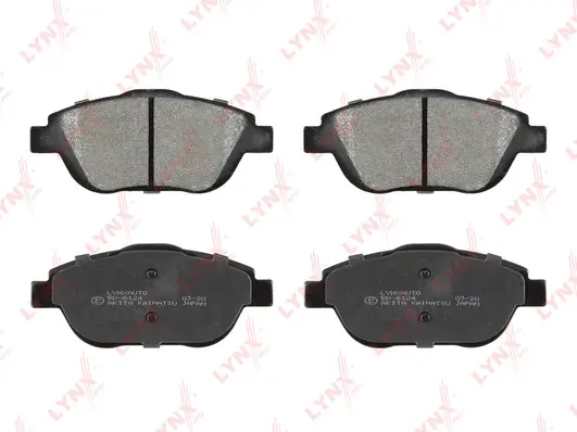 Kit de plaquettes de frein, frein à disque LYNXAUTO BD-6124