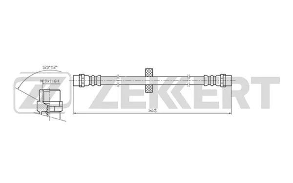 Flexible de frein ZEKKERT BS-9397