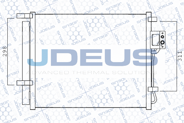 Condenseur, climatisation JDEUS M-7540270
