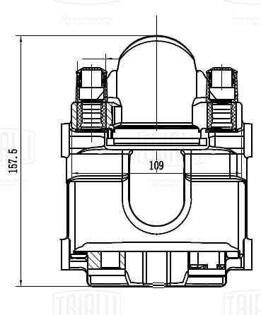 Étrier de frein TRIALLI CF 084720