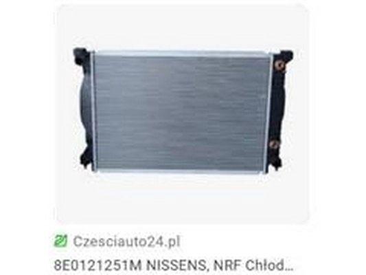 Radiateur, refroidissement du moteur ZPY 8E0121251M
