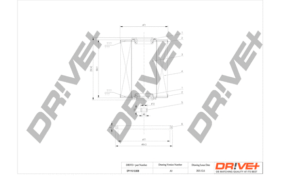 Filtre à carburant Dr!ve+ DP1110.13.0036