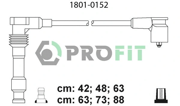 Kit de câbles d'allumage PROFIT 1801-0152