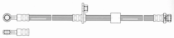 Flexible de frein CEF 512522