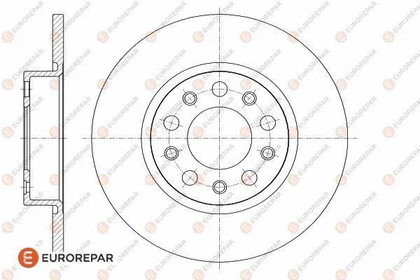 Disque de frein EUROREPAR 1622810180