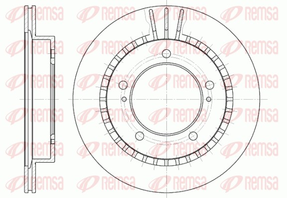 Disque de frein REMSA 6492.10