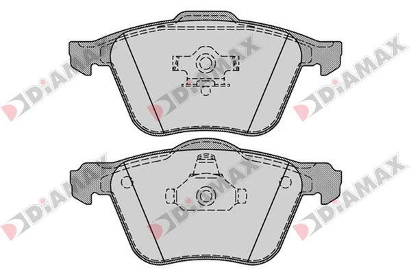 Kit de plaquettes de frein, frein à disque DIAMAX N09399