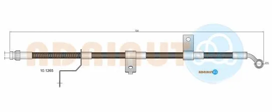 Flexible de frein ADRIAUTO 10.1265