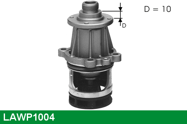 Pompe à eau, refroidissement du moteur LUCAS LAWP1004