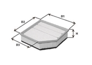 Filtre à air CLEAN FILTERS MA3175