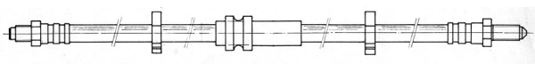 Flexible de frein CEF 517017