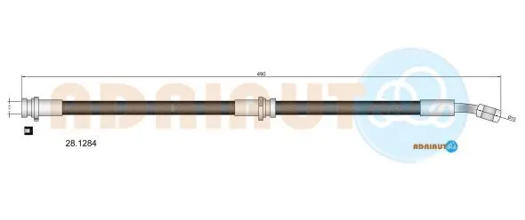 Flexible de frein ADRIAUTO 28.1284