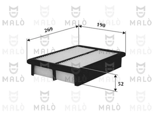 Filtre à air AKRON-MALÒ 1500571