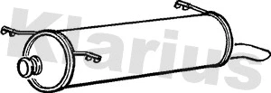 Silencieux arrière KLARIUS 220573