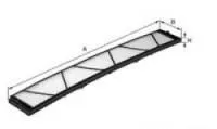 Filtre, air de l'habitacle UNIFLUX FILTERS XC117
