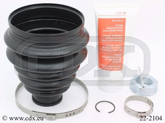 Jeu de joints-soufflets, arbre de commande CDX 22-2104
