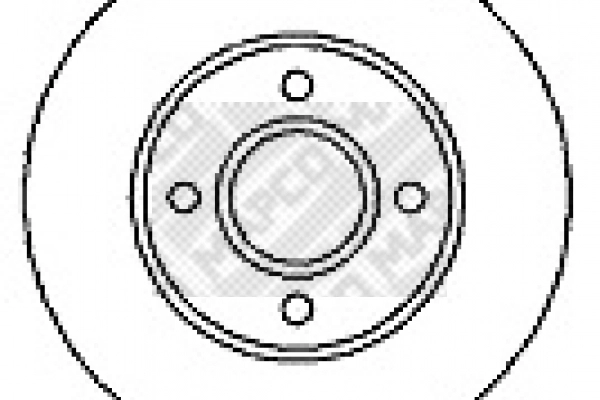 Disque de frein MAPCO 15694