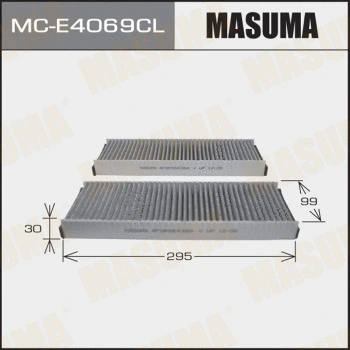 Filtre, air de l'habitacle MASUMA MC-E4069CL