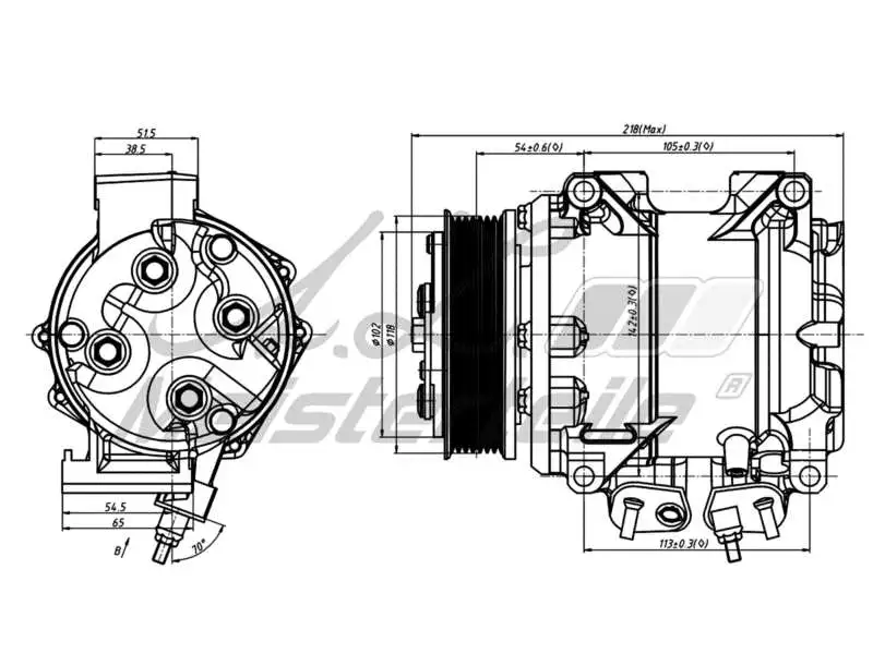 Compresseur, climatisation A.Z. Meisterteile AZMT-45-041-1076