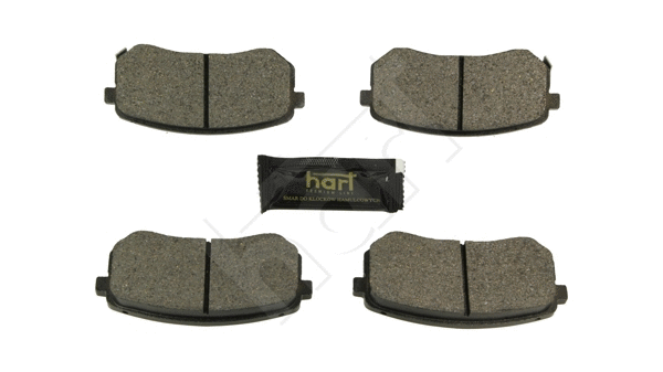 Kit de plaquettes de frein, frein à disque HART 260 746