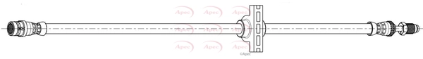 Flexible de frein APEC HOS4303
