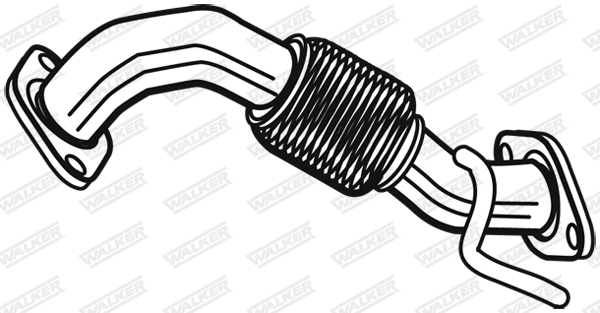 Tube ondulé, système d'échappement WALKER 10362
