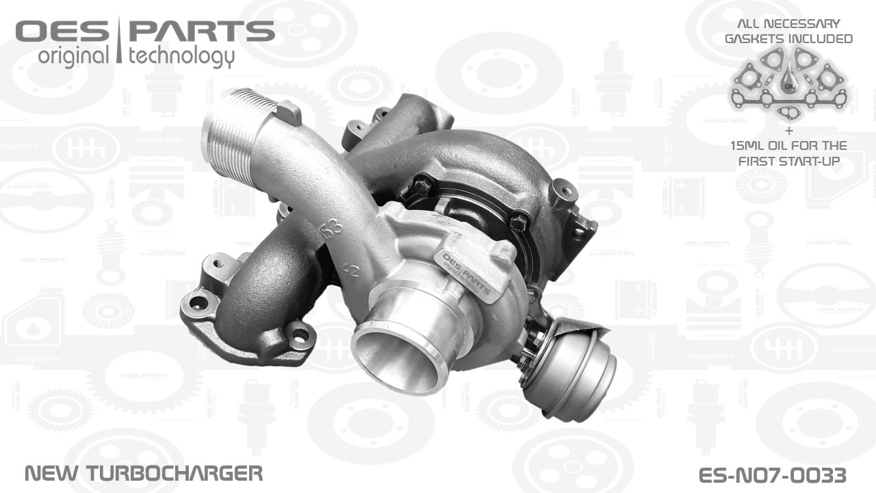 Turbocompresseur, suralimentation OES PARTS ES-N07-0033