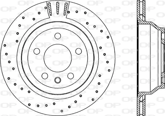 Disque de frein OPEN PARTS BDRS2220.25