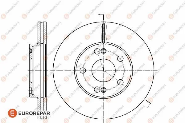 Disque de frein EUROREPAR 1618881780