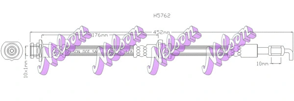 Flexible de frein KAWE H5762
