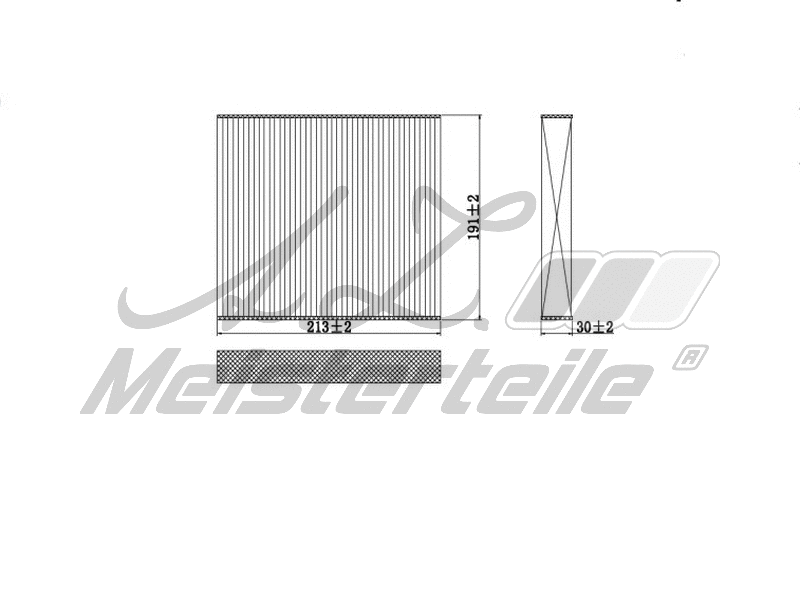 Filtre, air de l'habitacle A.Z. Meisterteile AZMT-41-010-1510
