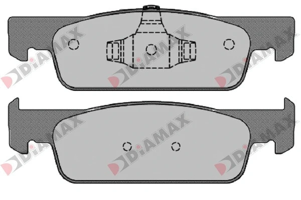 Kit de plaquettes de frein, frein à disque DIAMAX N09276