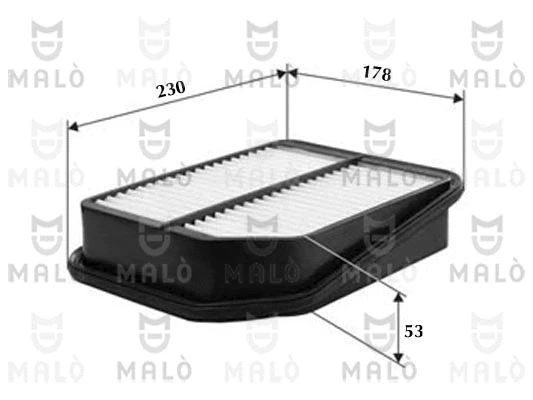 Filtre à air AKRON-MALÒ 1500588