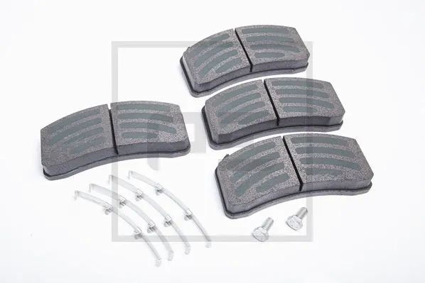 Kit de plaquettes de frein, frein à disque PE Automotive 086.352-00A