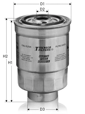 Filtre à carburant TECNECO FILTERS GS141